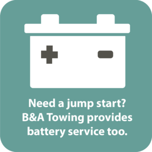 Towing Service Battery Service B & A Towing San Francisco
